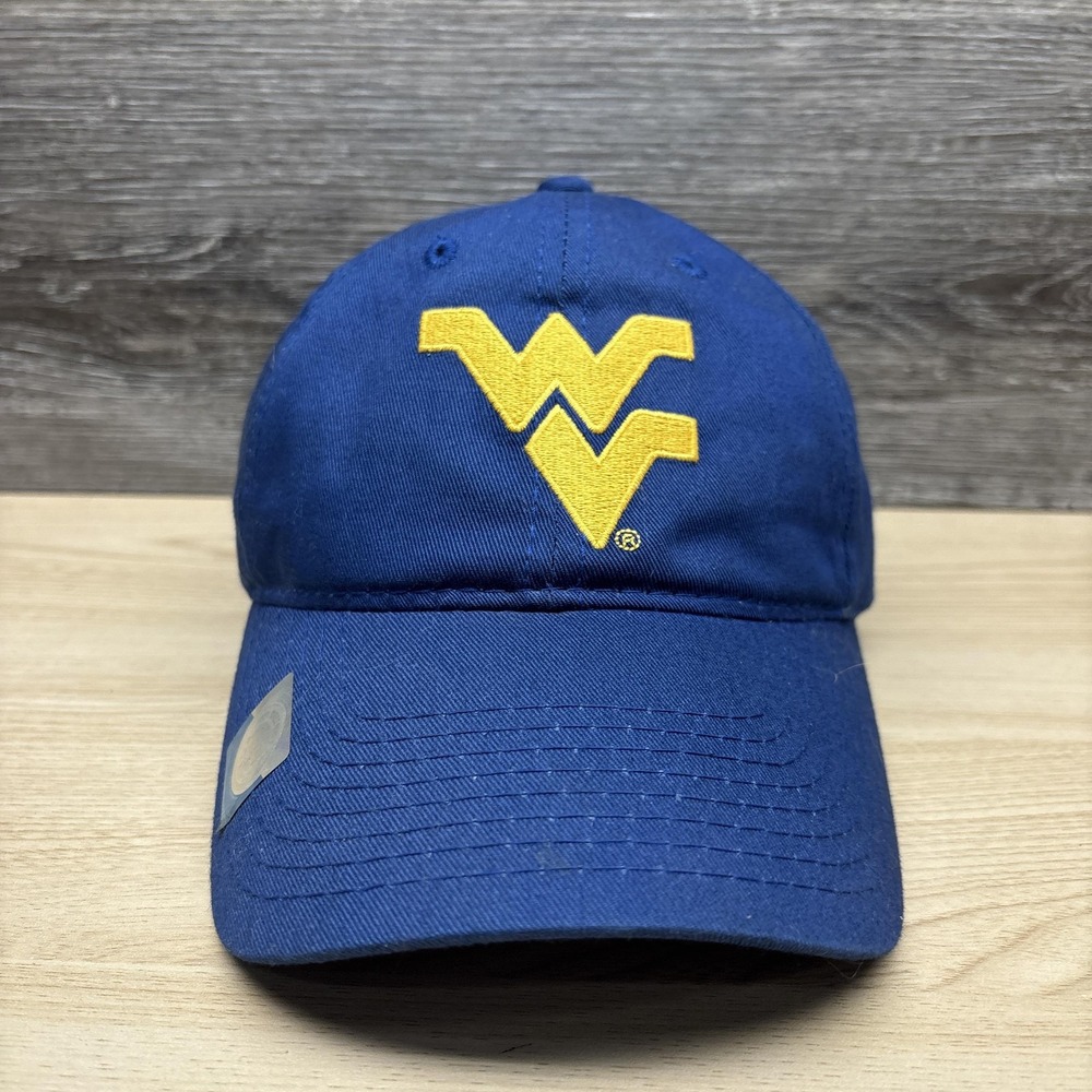 West Virginia Mountaineers Hat Cap Snap Back Mens One Size Blue NCAA Football